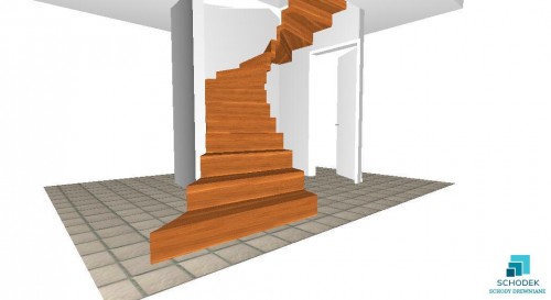 Wizualizacja - schody